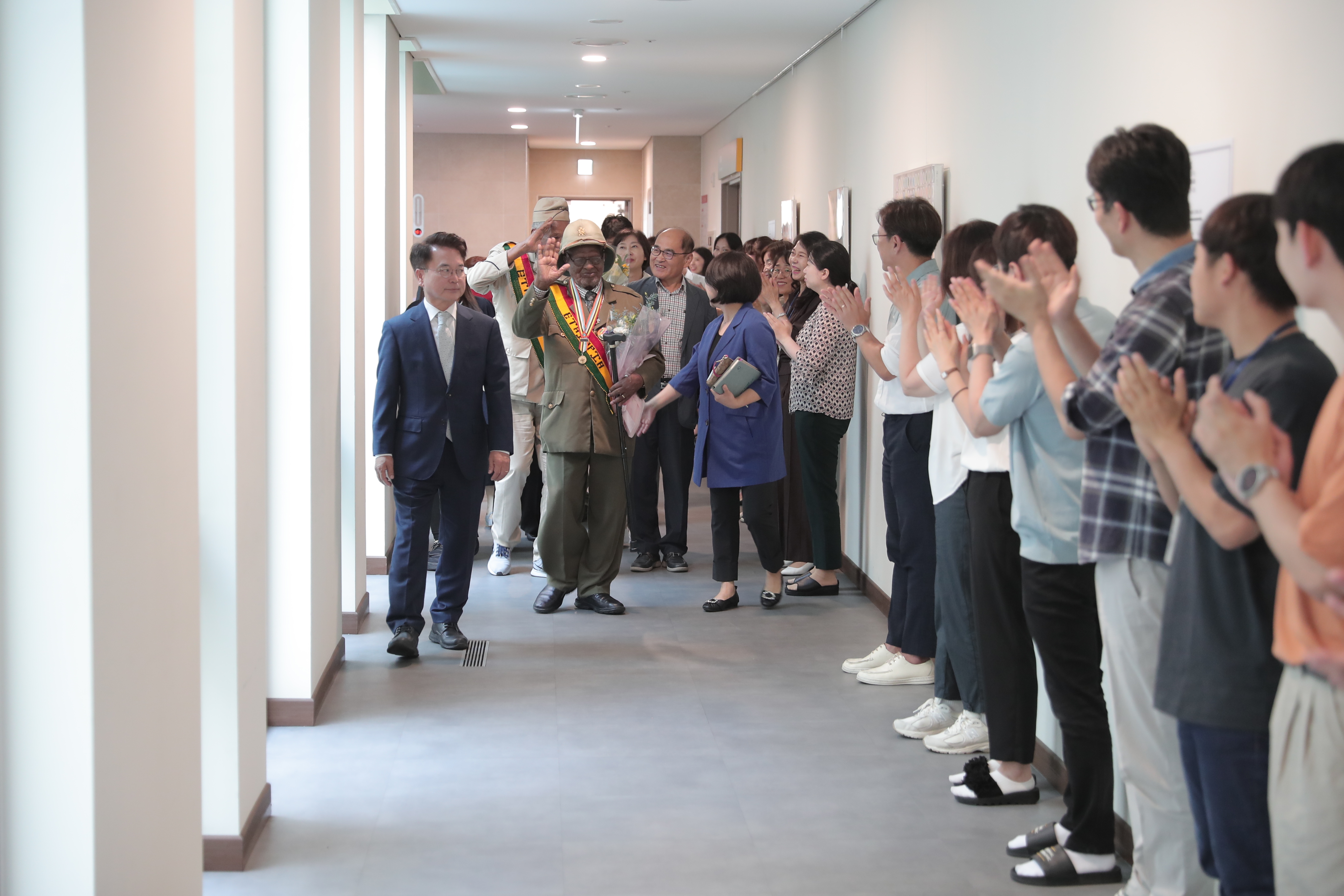 한국전쟁 에티오피아 참전용사 방문