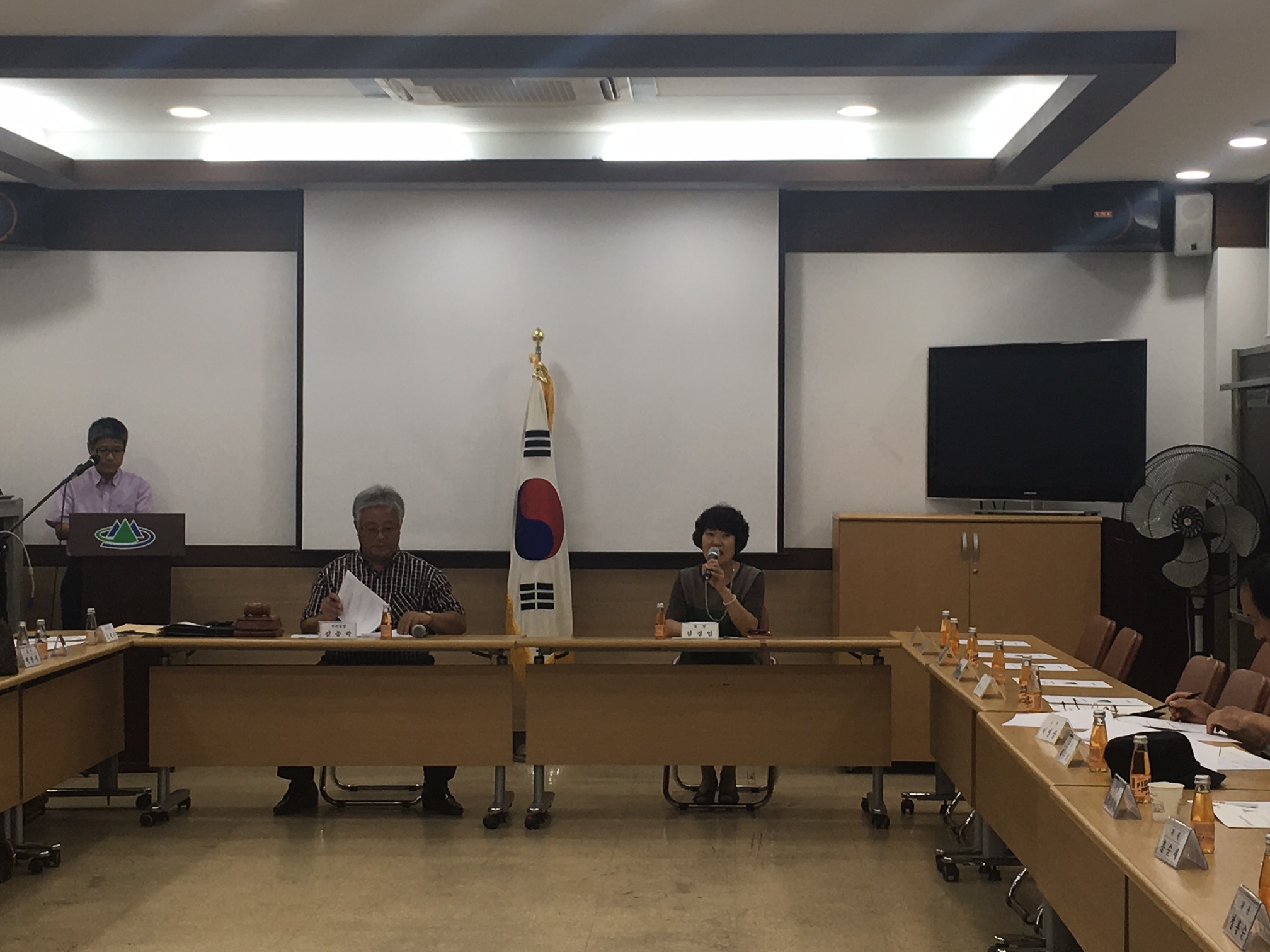 2016년 8월 주민자치위원회 회의