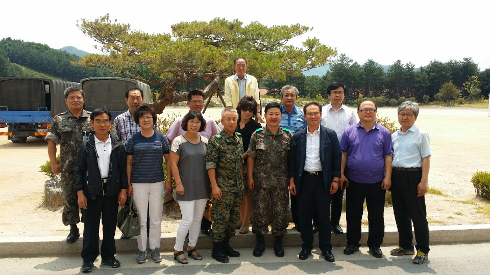 석사동 기관단체장 611수송부대 방문