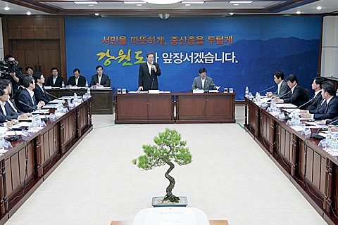 행정안전부 맹형규 장관, 강원도 방문!