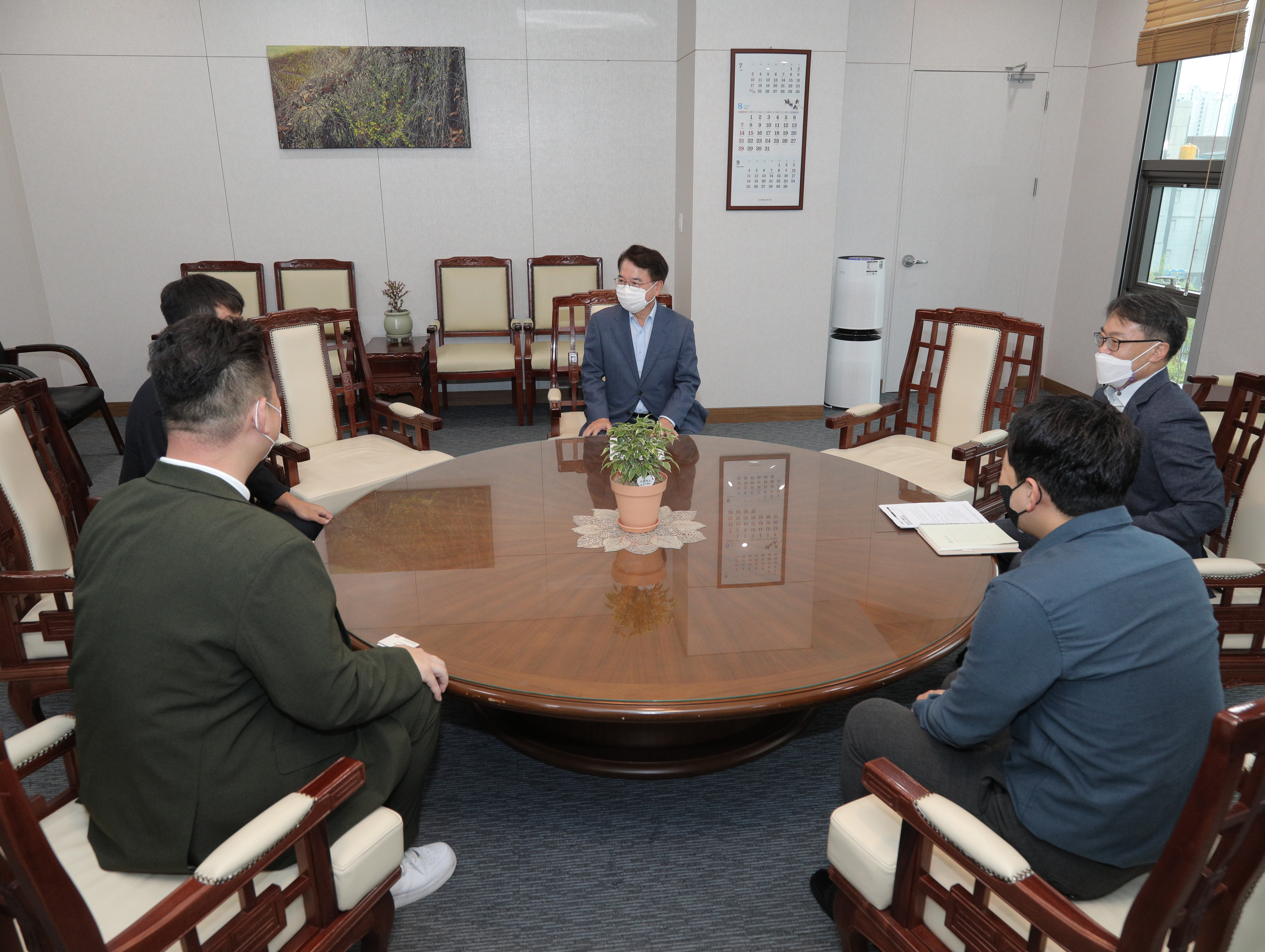 (주)밭 감자빵 전달식