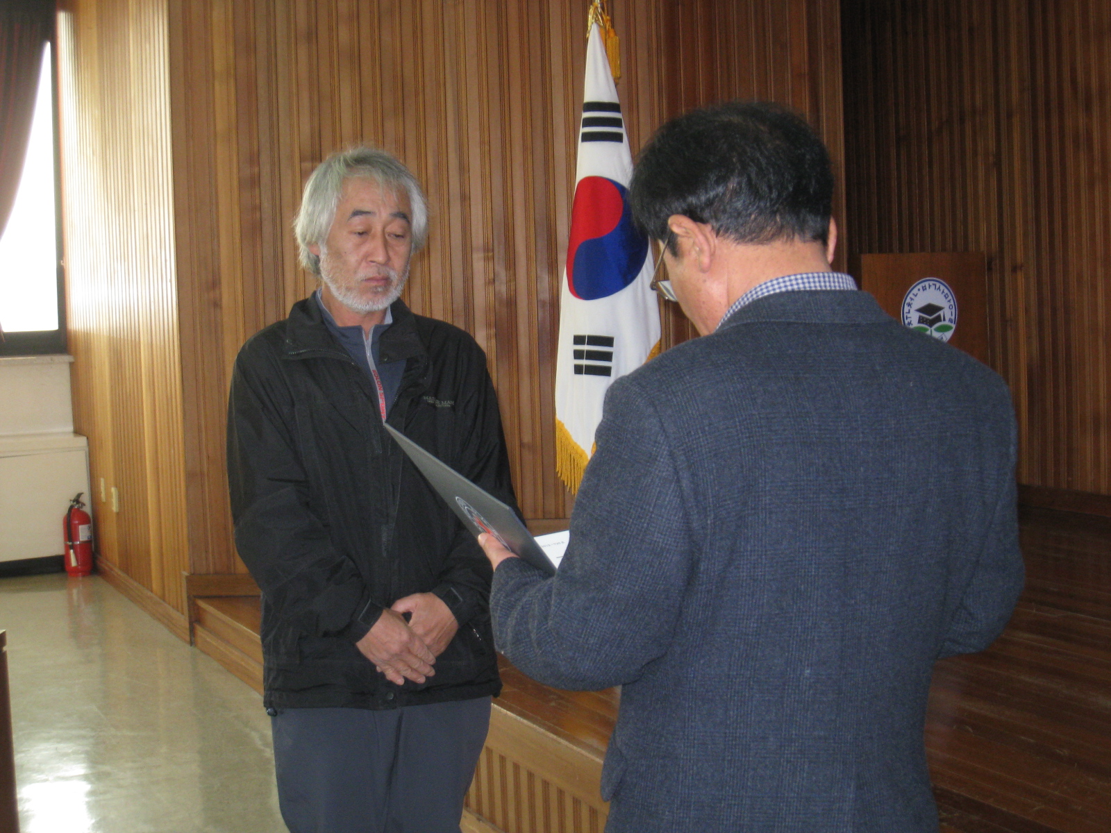 2012년 11월 서면이장단협의회(협의회장 명백만) 회의