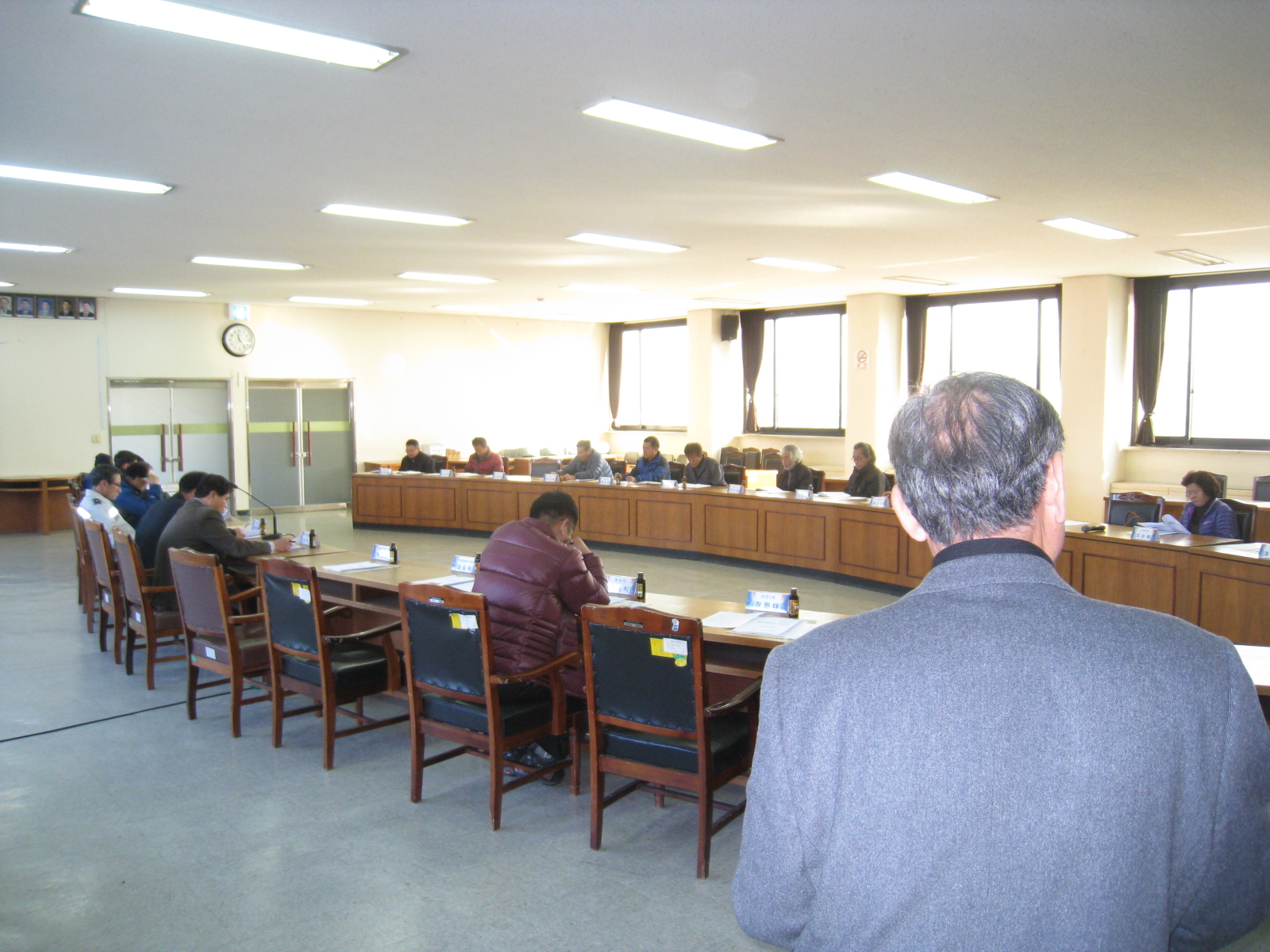 2012년 11월 서면이장단협의회(협의회장 명백만) 회의