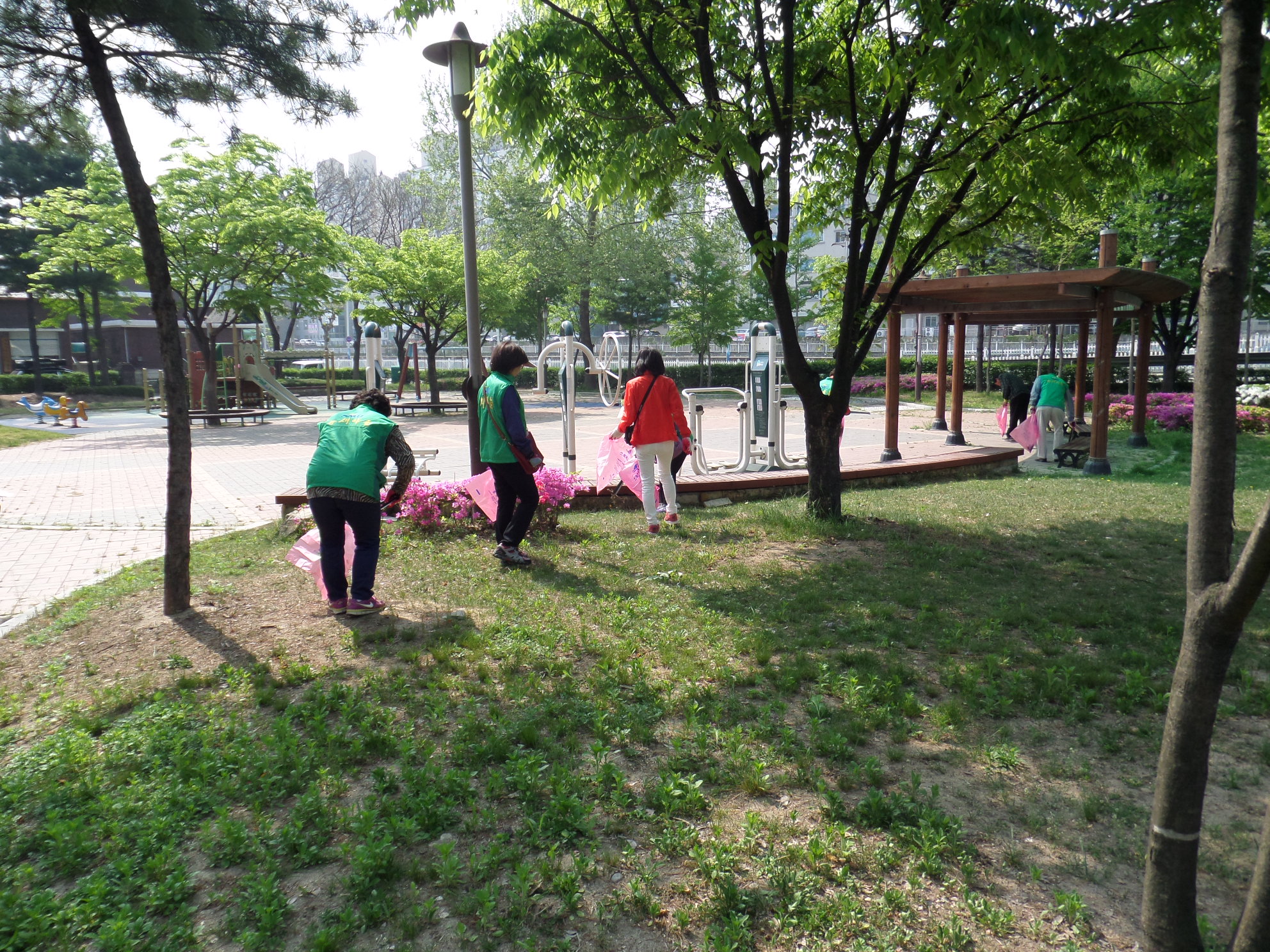 새마을 협의회 도민체전 맞이 국토대청결 운동
