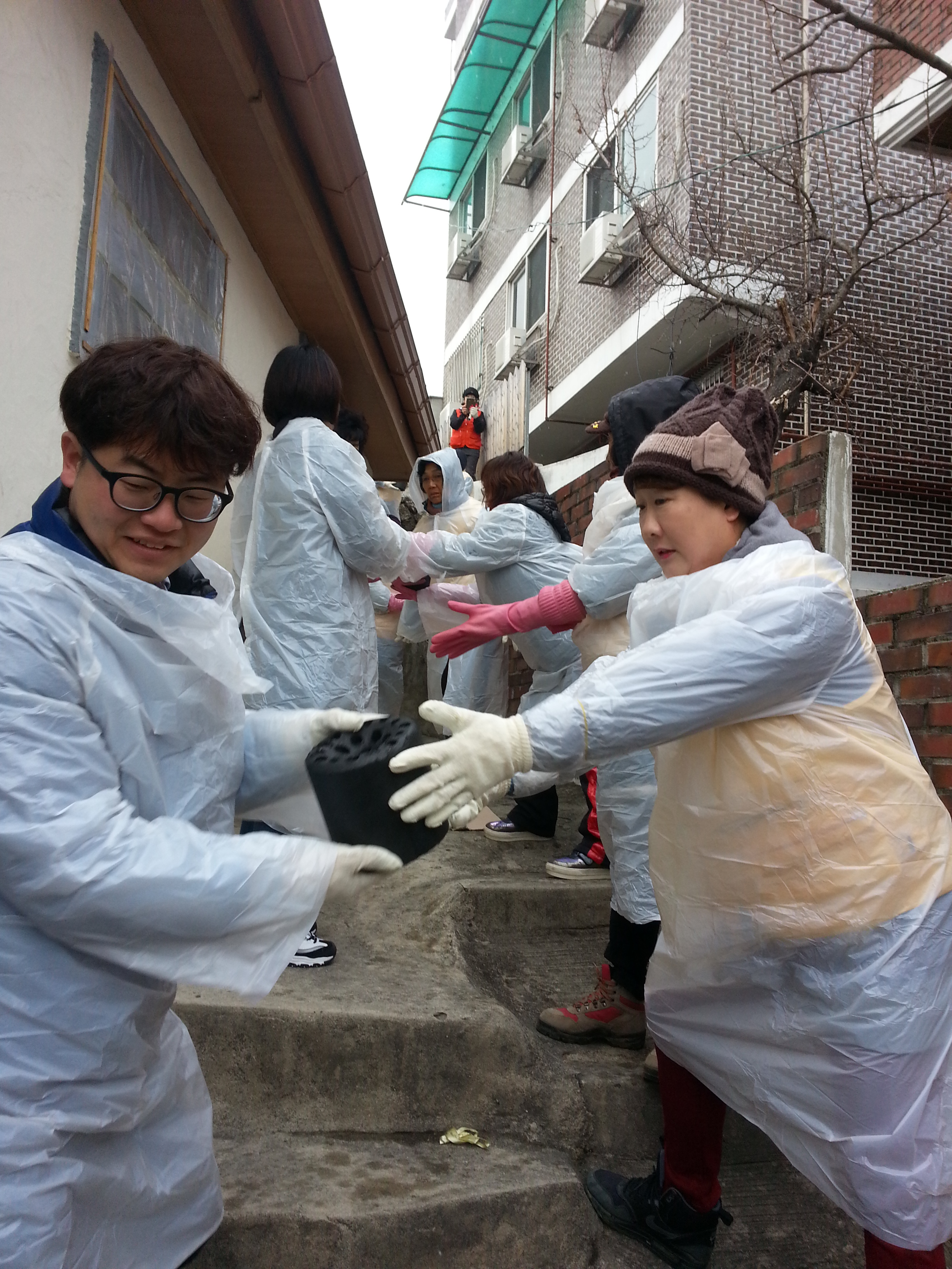 연탄봉사 릴레이