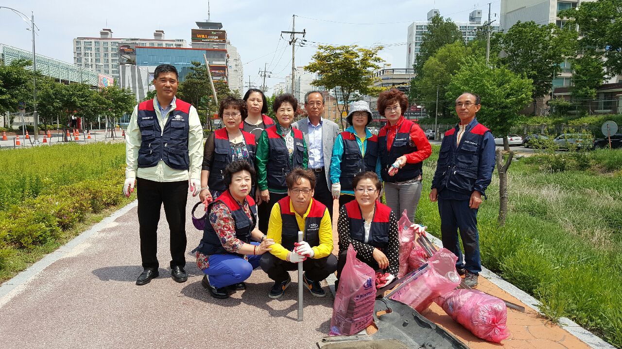퇴계동 지역사회봉사단 환경정화 활동 전개