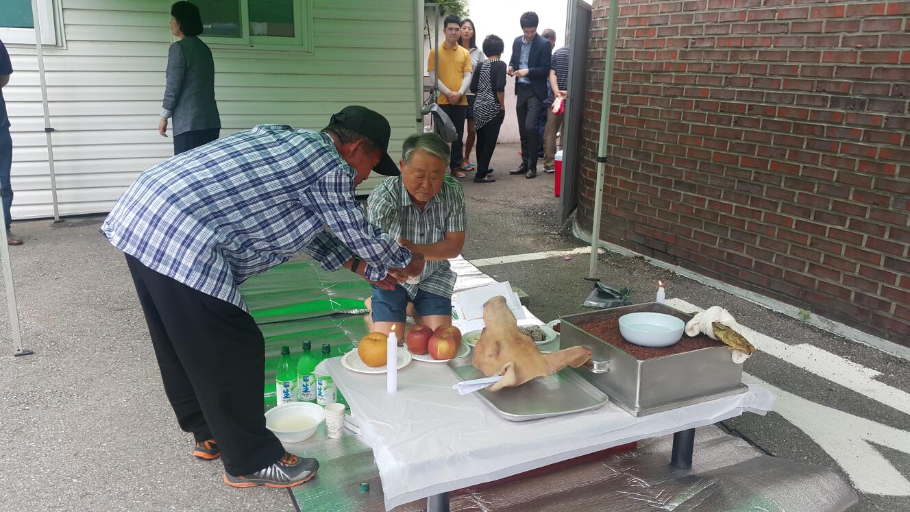 효자3동 자율방범대 차량 무사고 기원제
