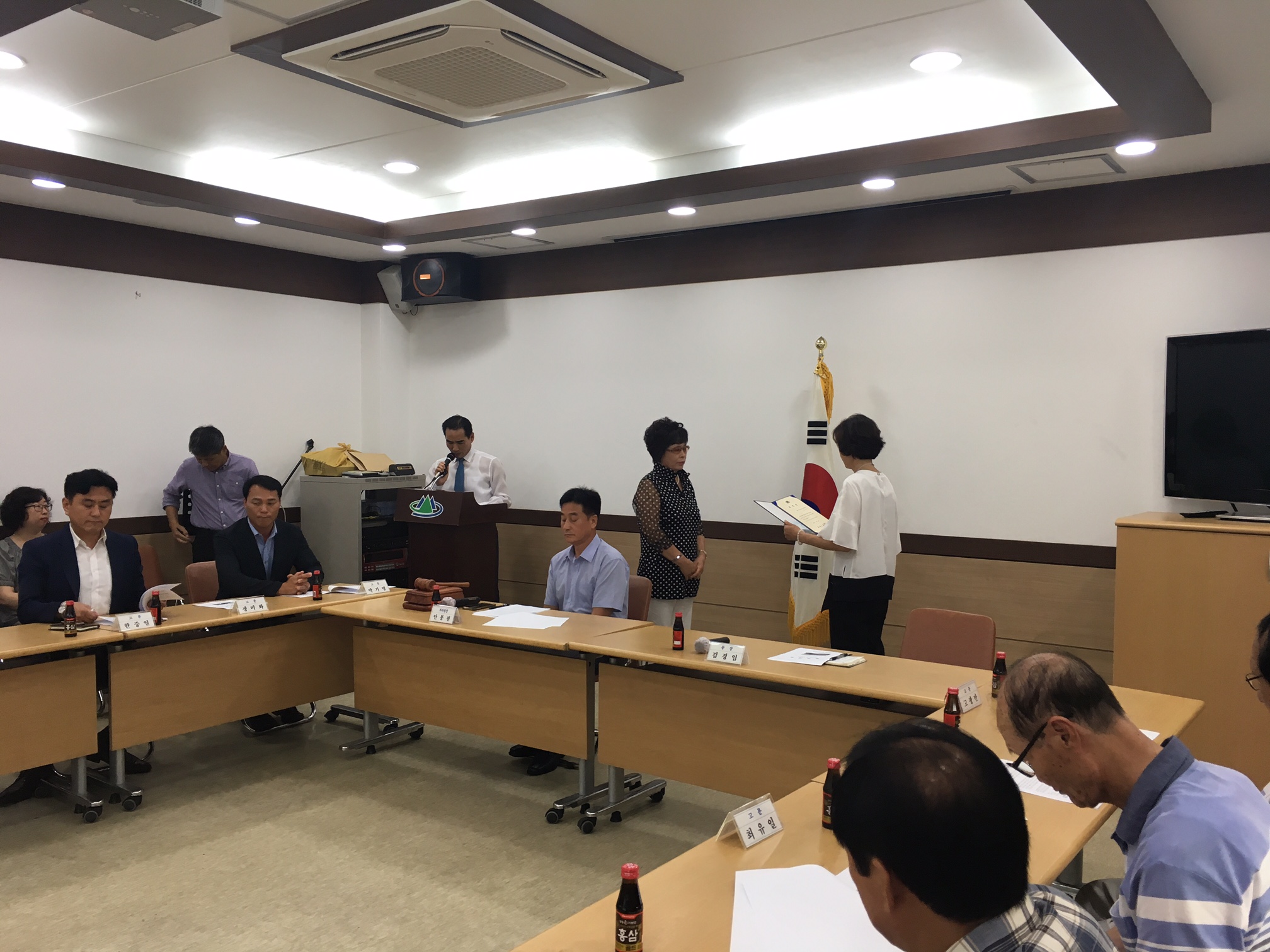 2017년 7월 후평1동 주민자치위원회 회의