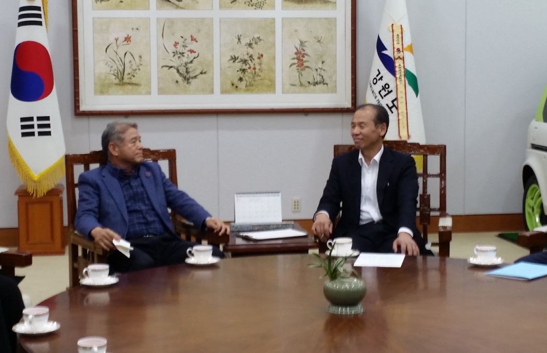 주민자치회 임원 도지사 면담