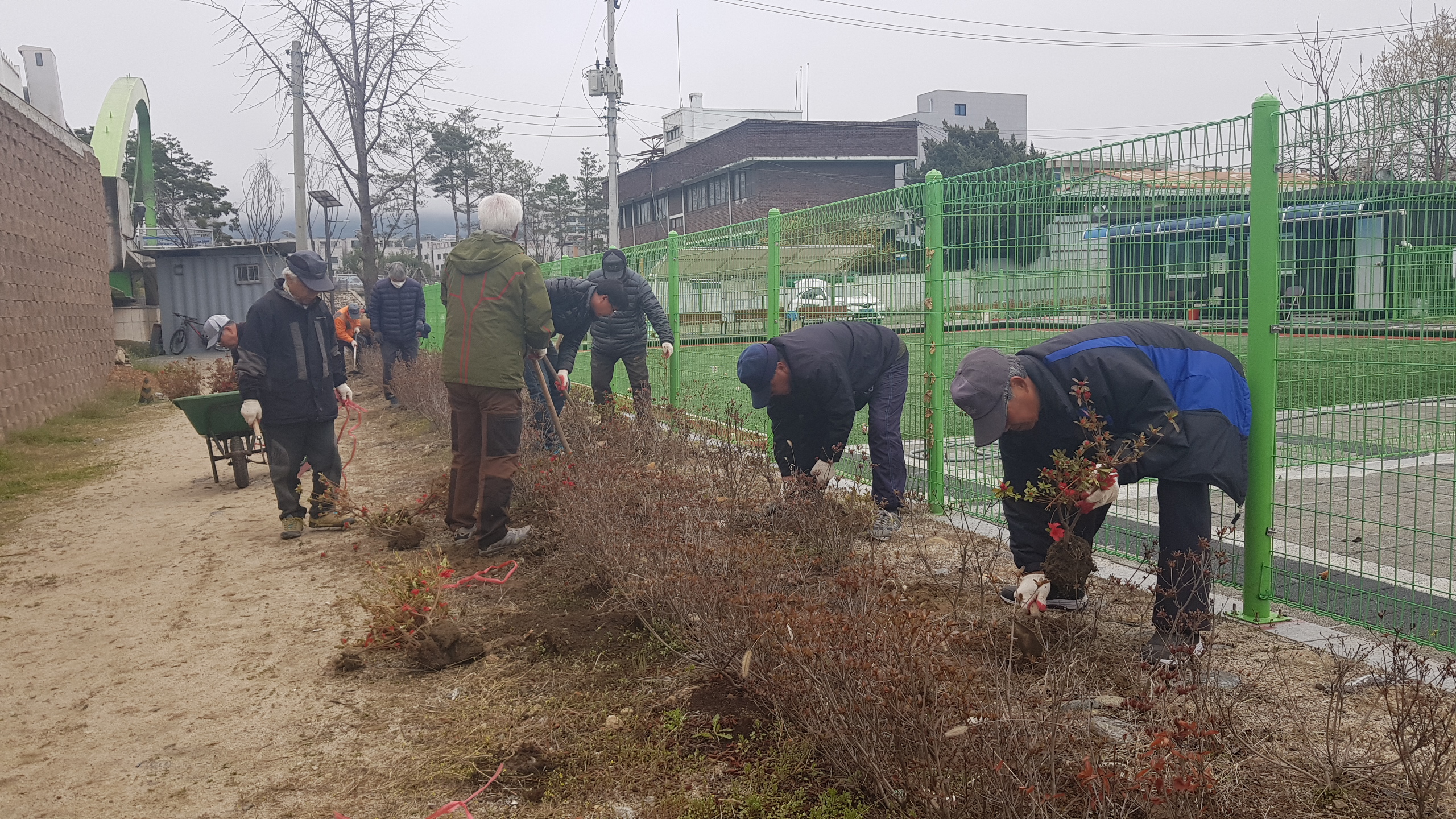 게이트볼장 가꾸미 사업