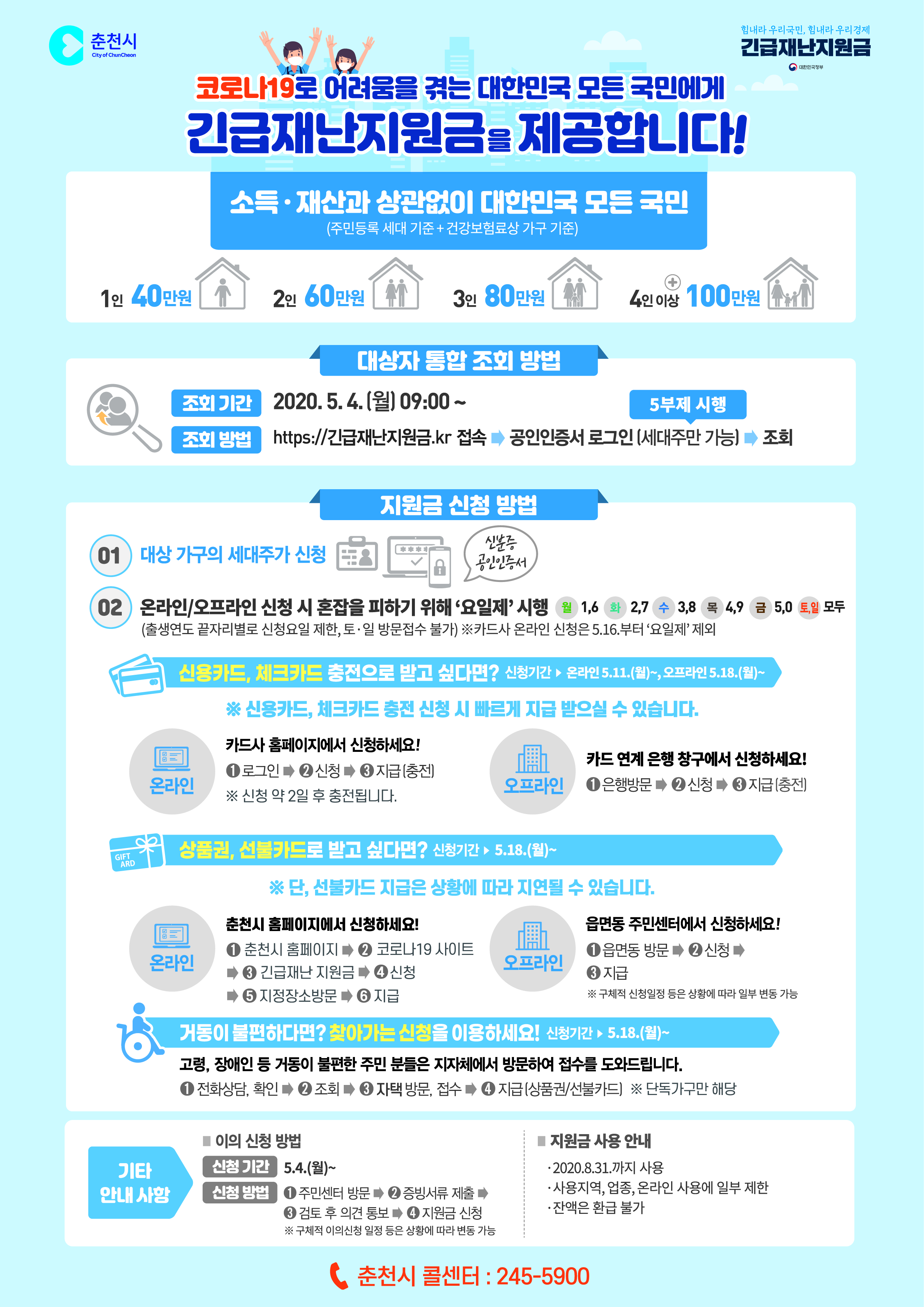 긴급재난지원금 안내