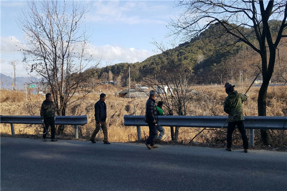 감정1리 마을 환경정화 활동(20.1.30.)