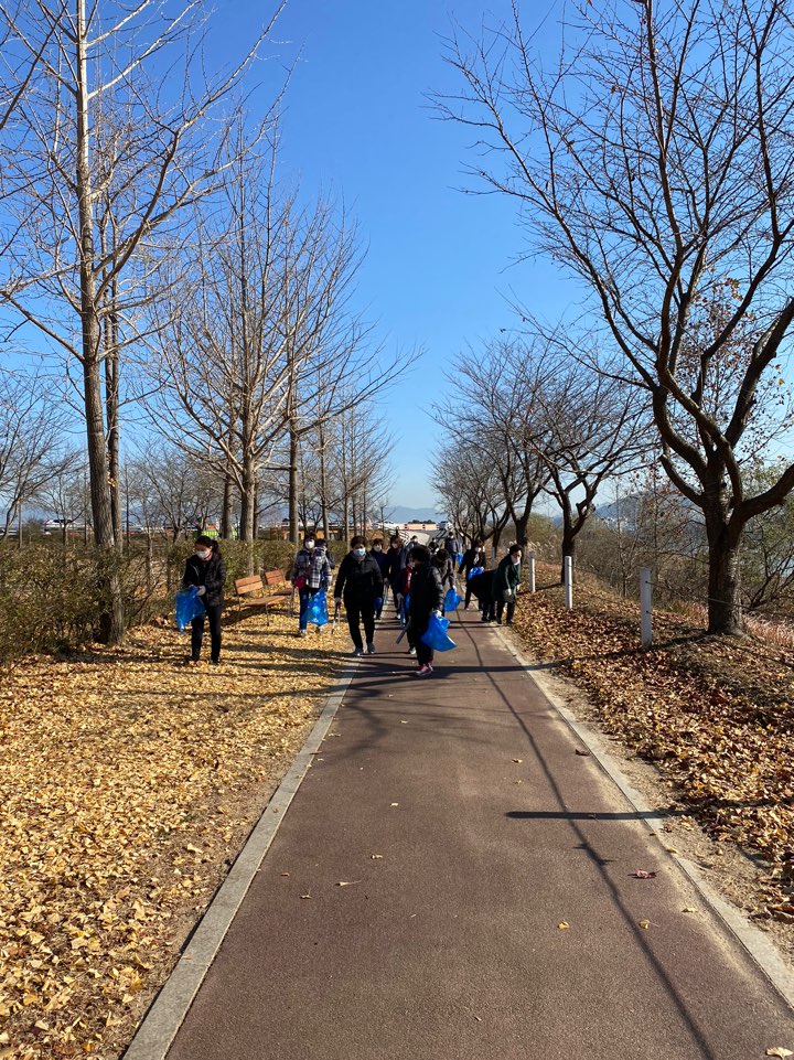 통장협의회 하중도 수변생태공원 자연환경 정화 활동