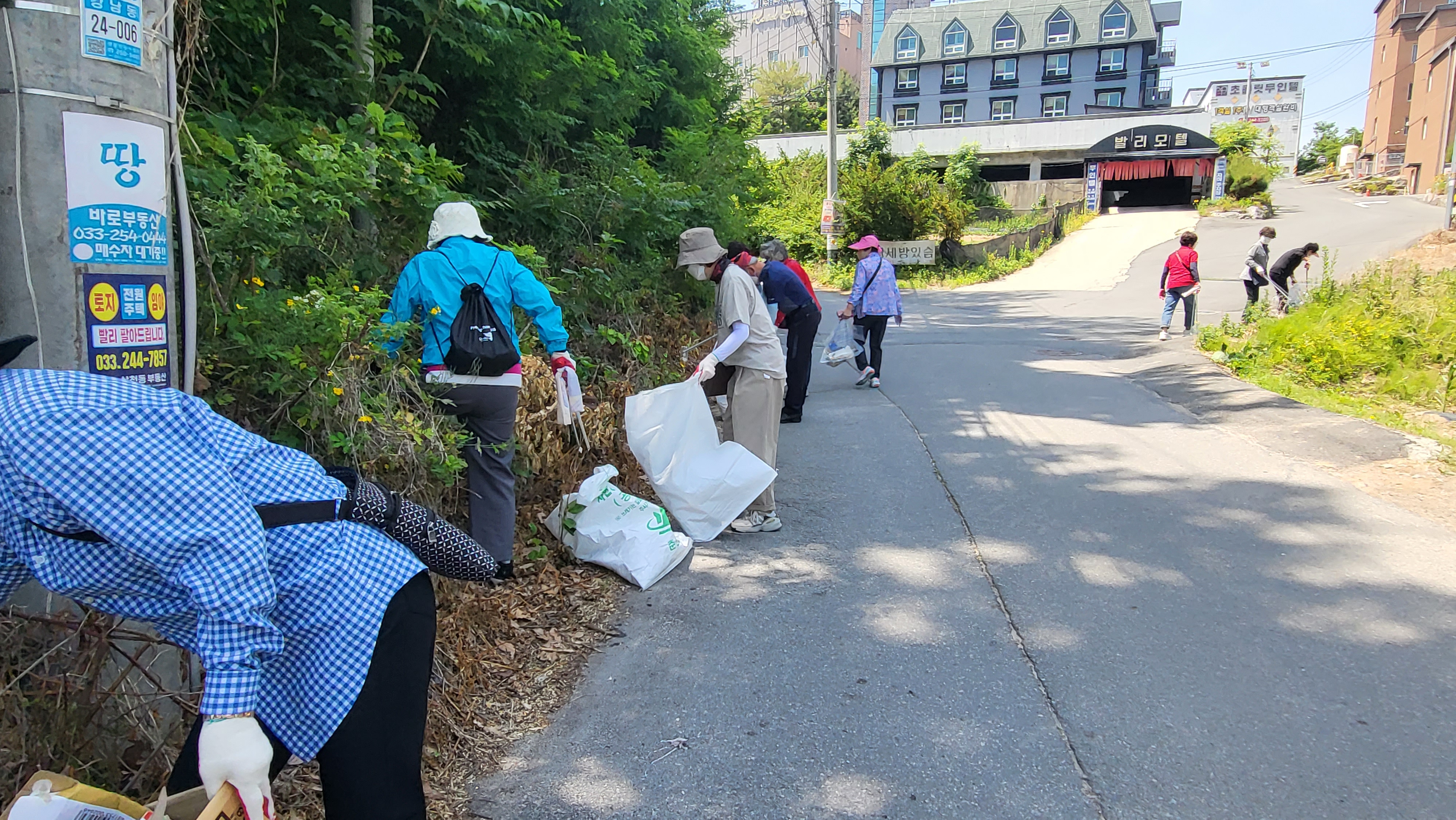 강남동 지역사회보장협의체 자연정화 활동