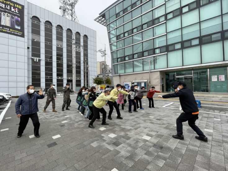 소양동 합동 소방 훈련