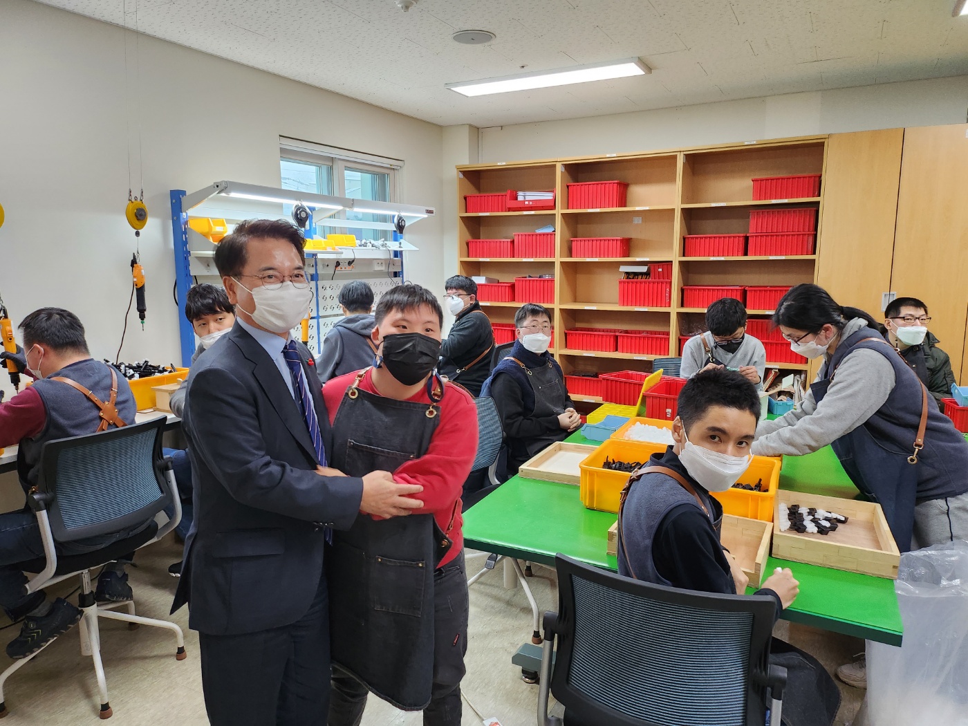 장애인시설방문 (어우리단기보호소)