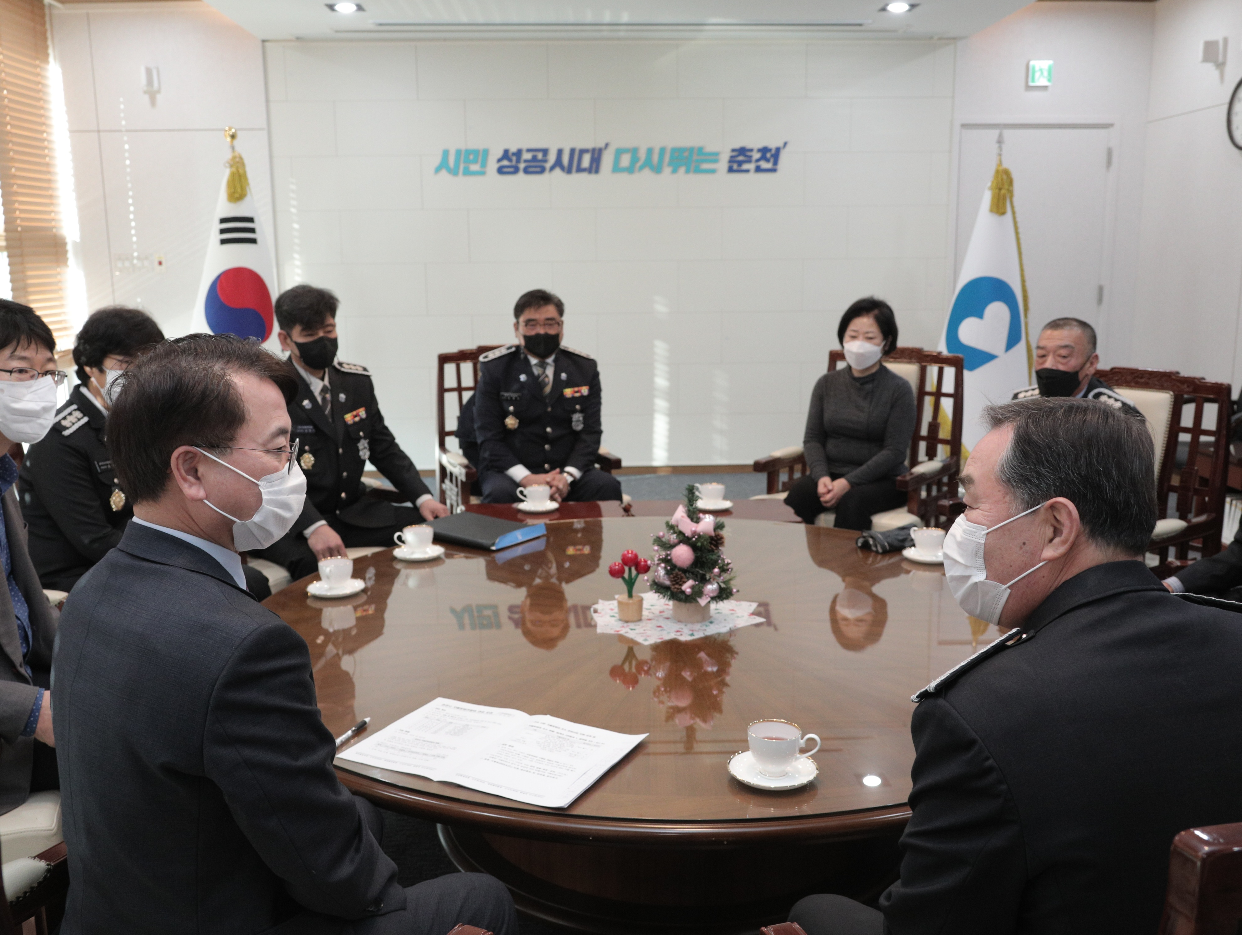 춘천시민장학복지재단 기탁식 (춘천시자율방범대)