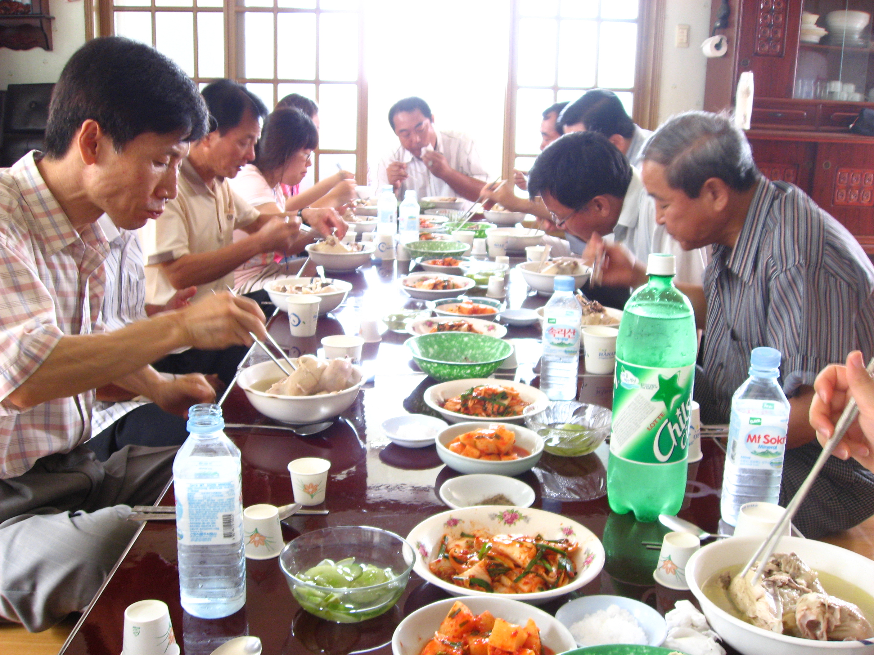 죽림경로당 초복맞이 삼계탕 대접