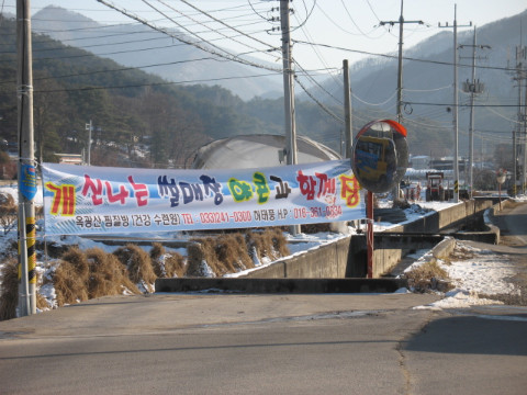 월곡리 눈썰매장