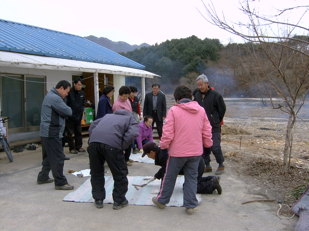 만천1리 양지마을 척사대회