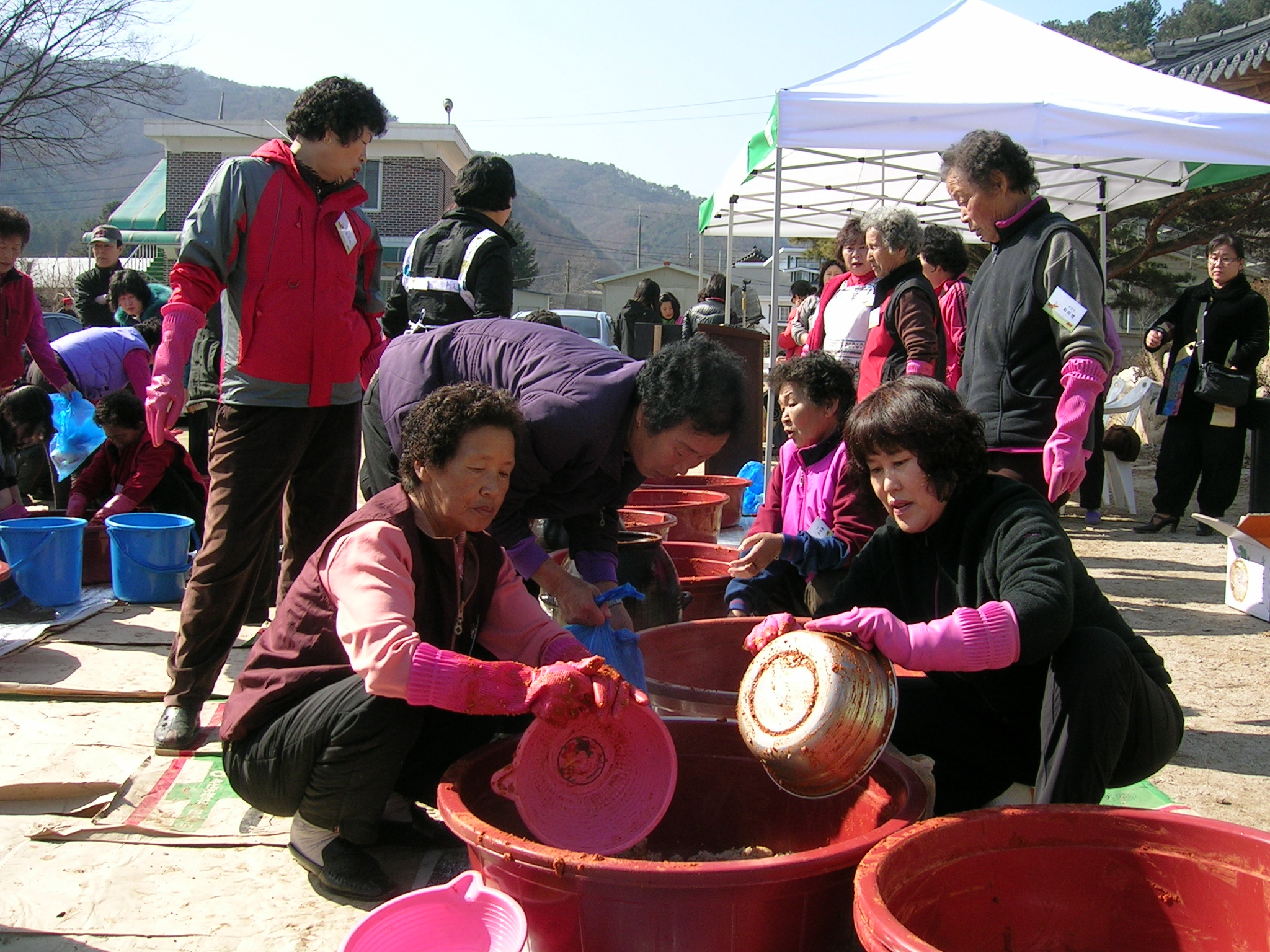 방동1리 전통장담그기 행사(2)