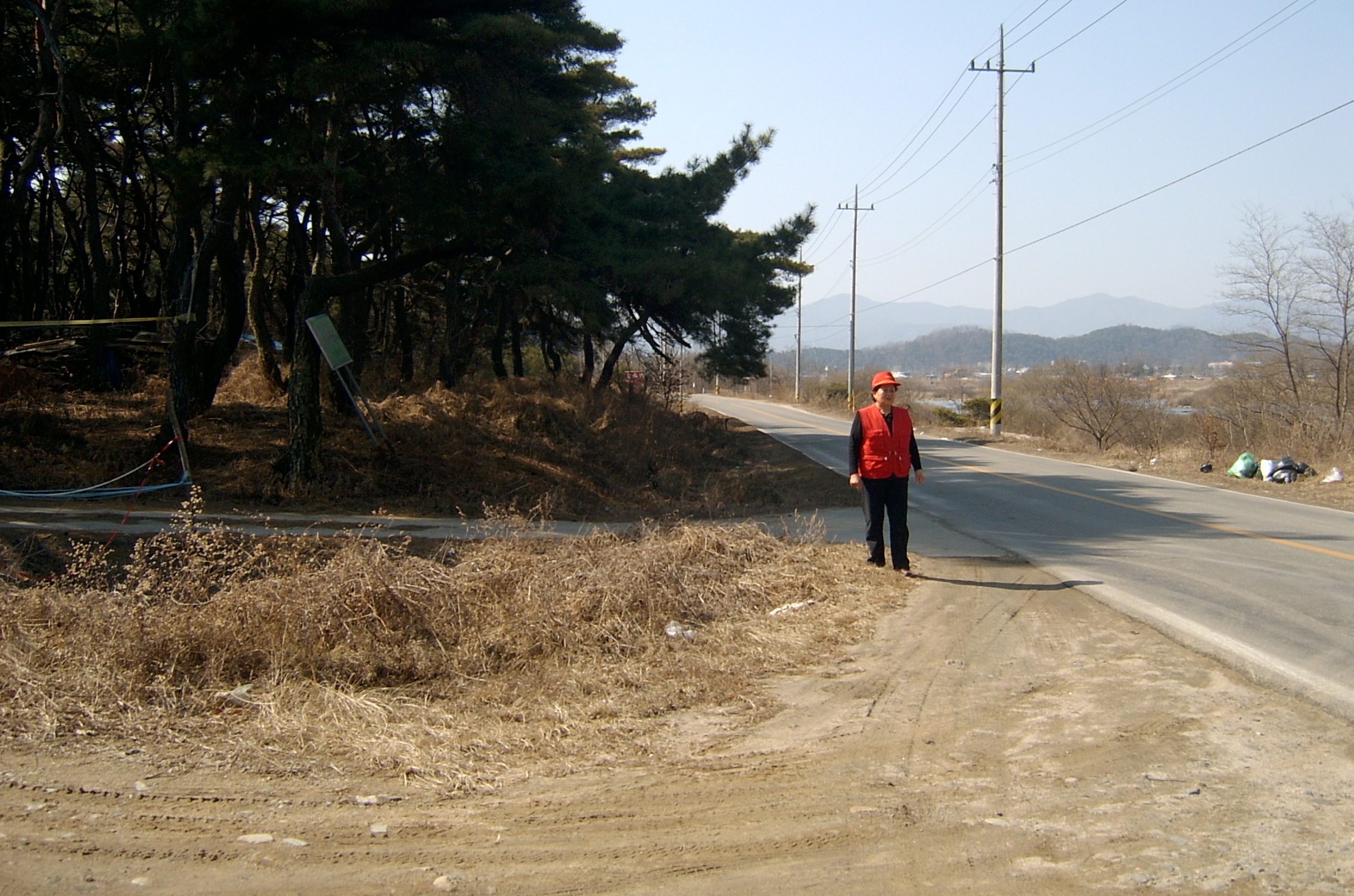 동면여성의용소방대 산불방지 근무