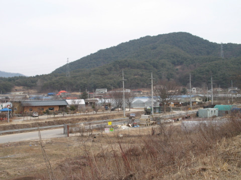 양지뜸마을(지내2리) 전경
