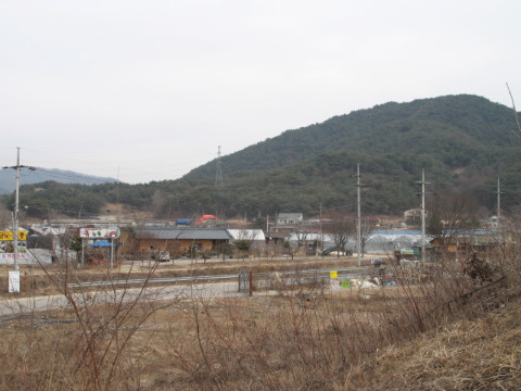 양지뜸마을(지내2리) 전경