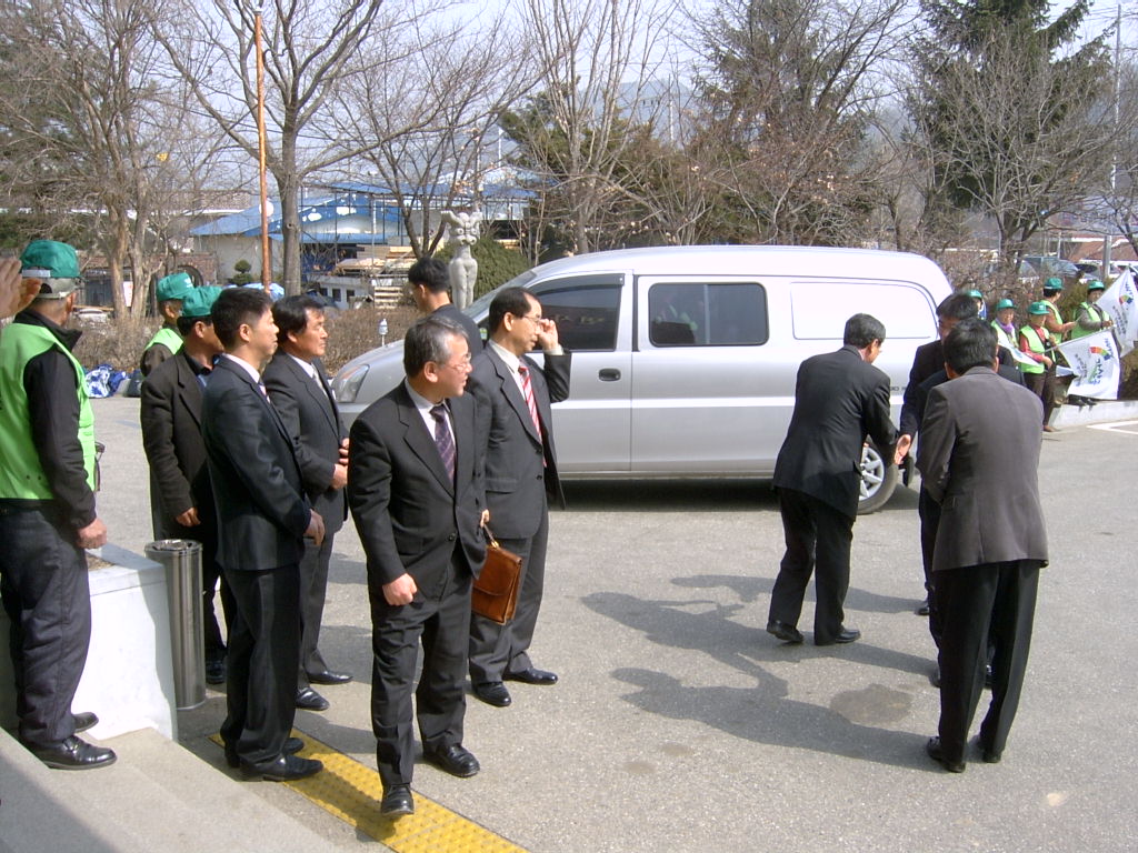 농촌마을종합개발사업 심사단 환영