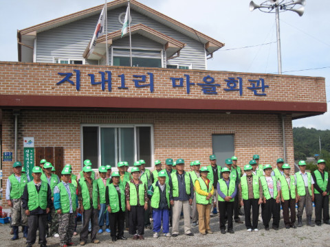 가산골마을 새/농추진단의 다짐 대회