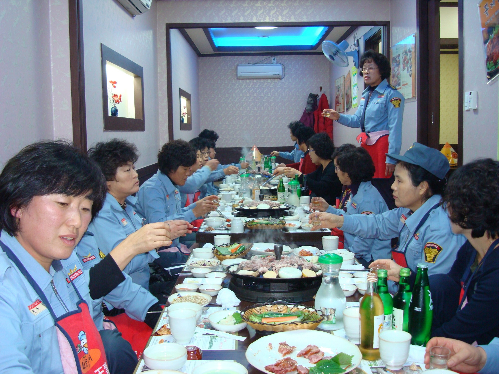동면여성소방대 월럐회의