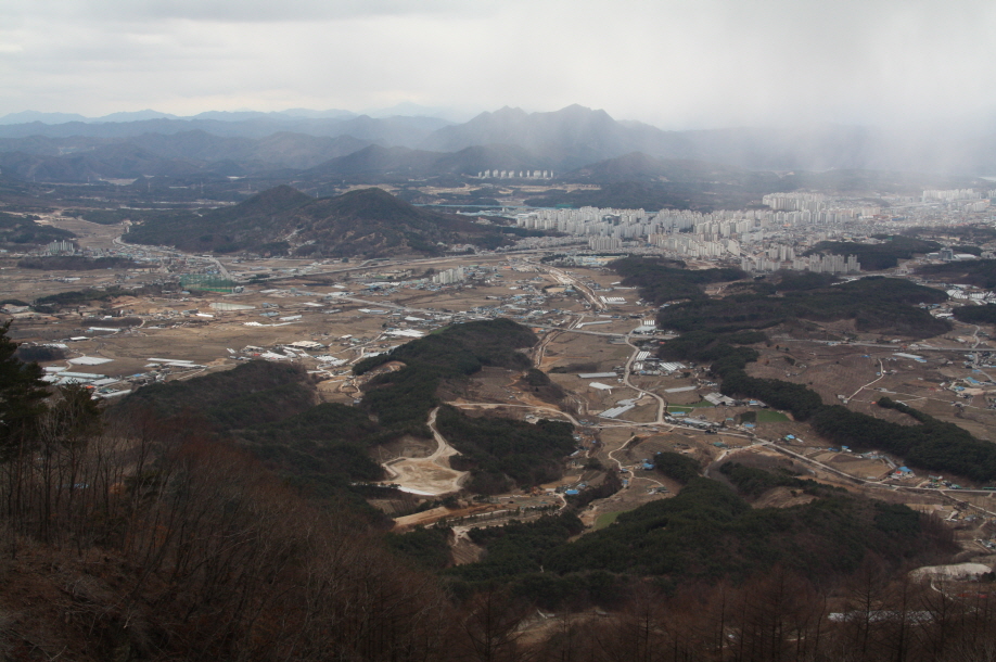 2010년 3월 동내면 전경-이륙장에서