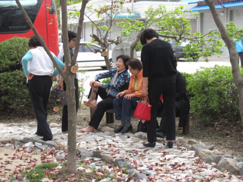 서울 강남부녀회 가산골마을 방문