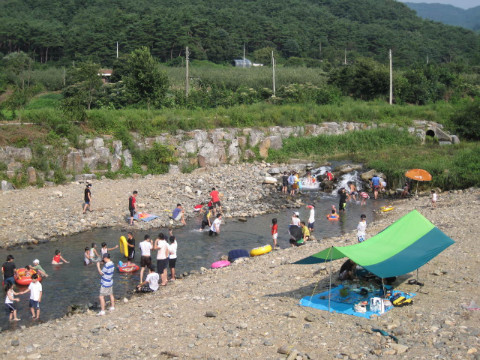 8.22 지내천의 풍경