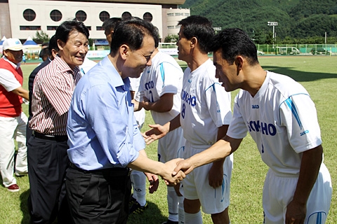 이광재 도지사, 생활체육대회 참가 선수단 격려!