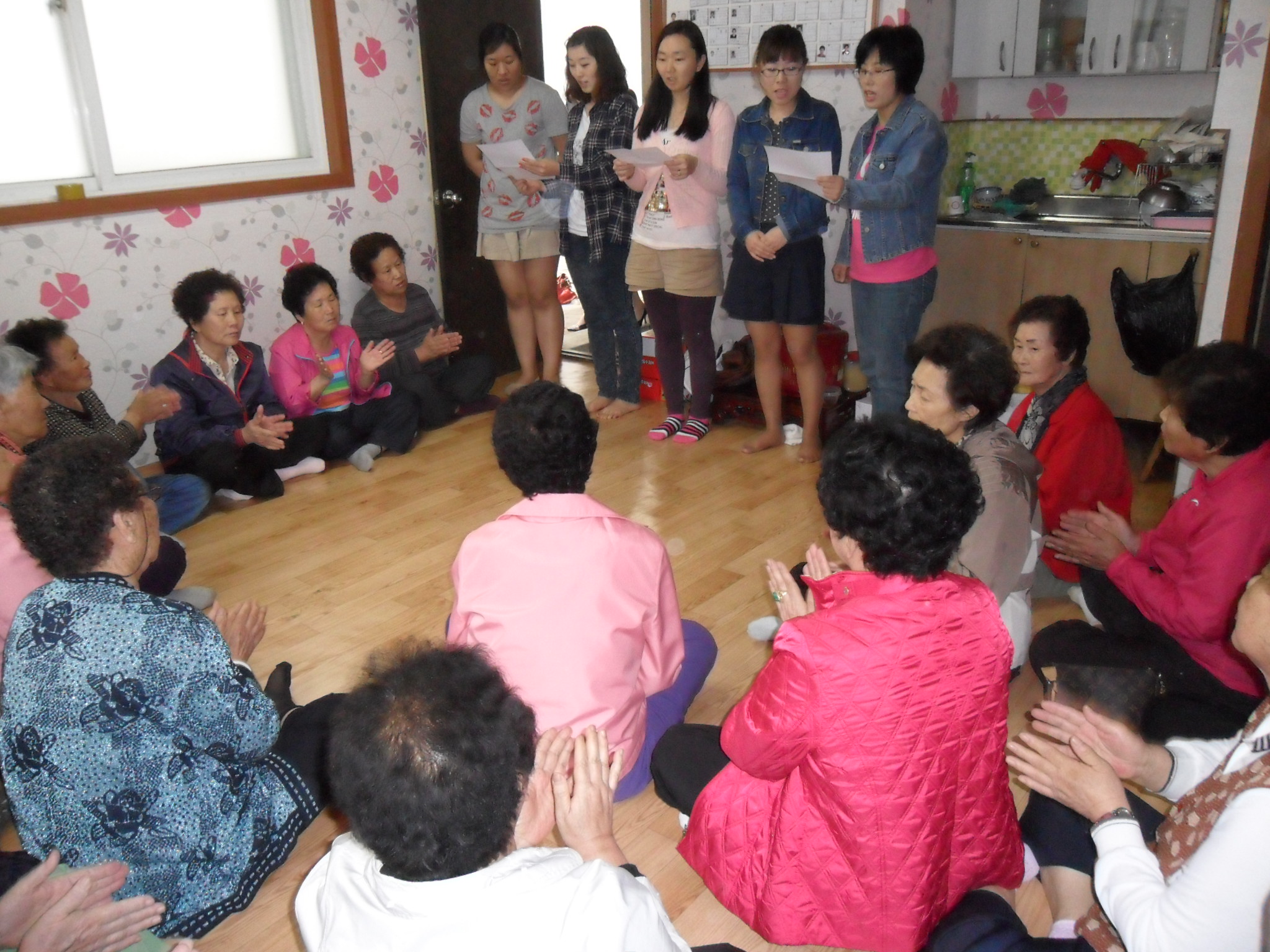 후평3동 행복한교회 경로당 방문
