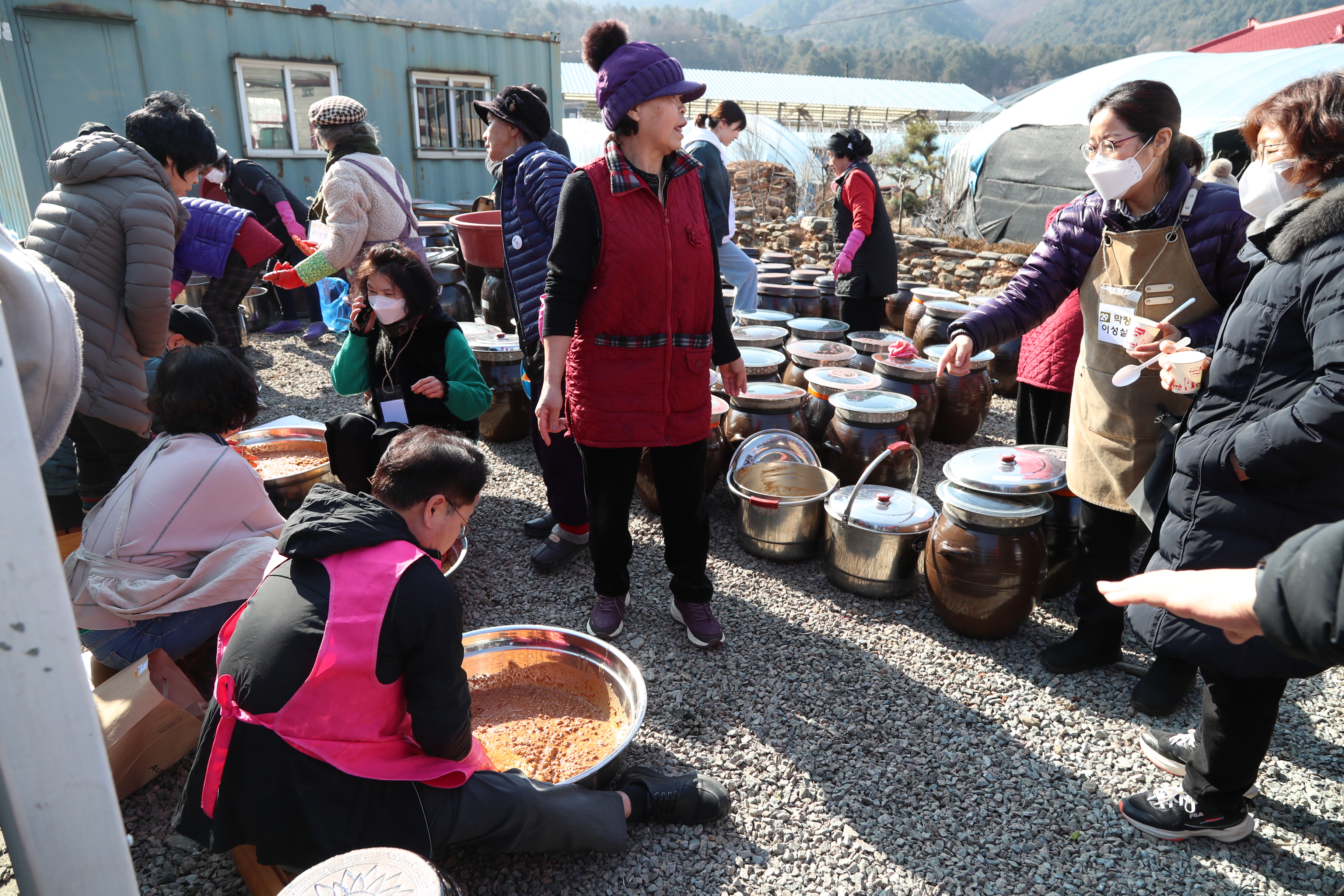 서면 박사마을 장담그기 행사