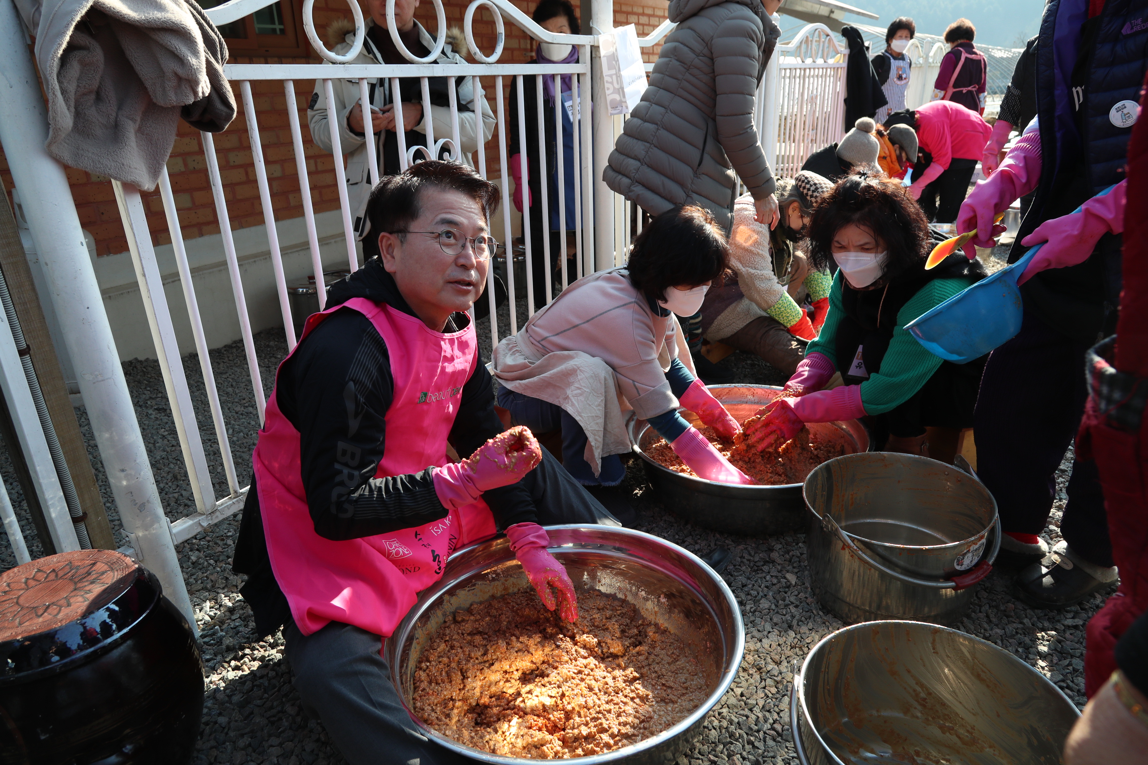 서면 박사마을 장담그기 행사