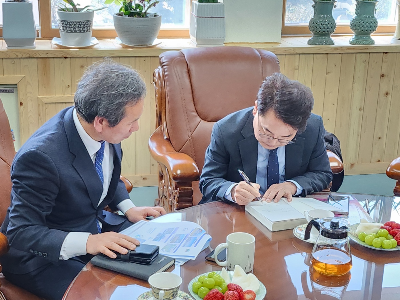 관내중학교 방문 (춘성중학교)