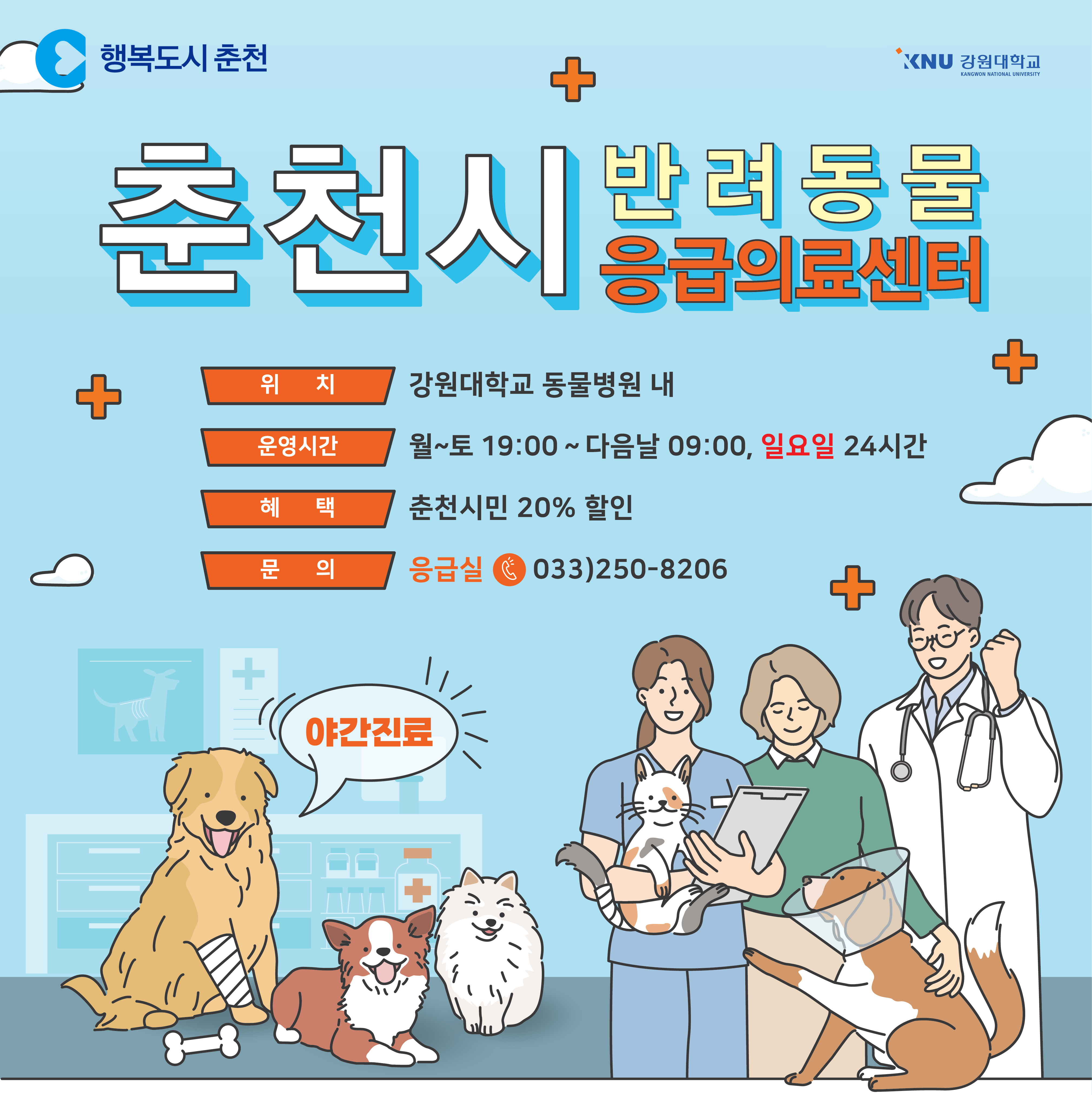 춘천시 반려동물 응급의료센터 운영