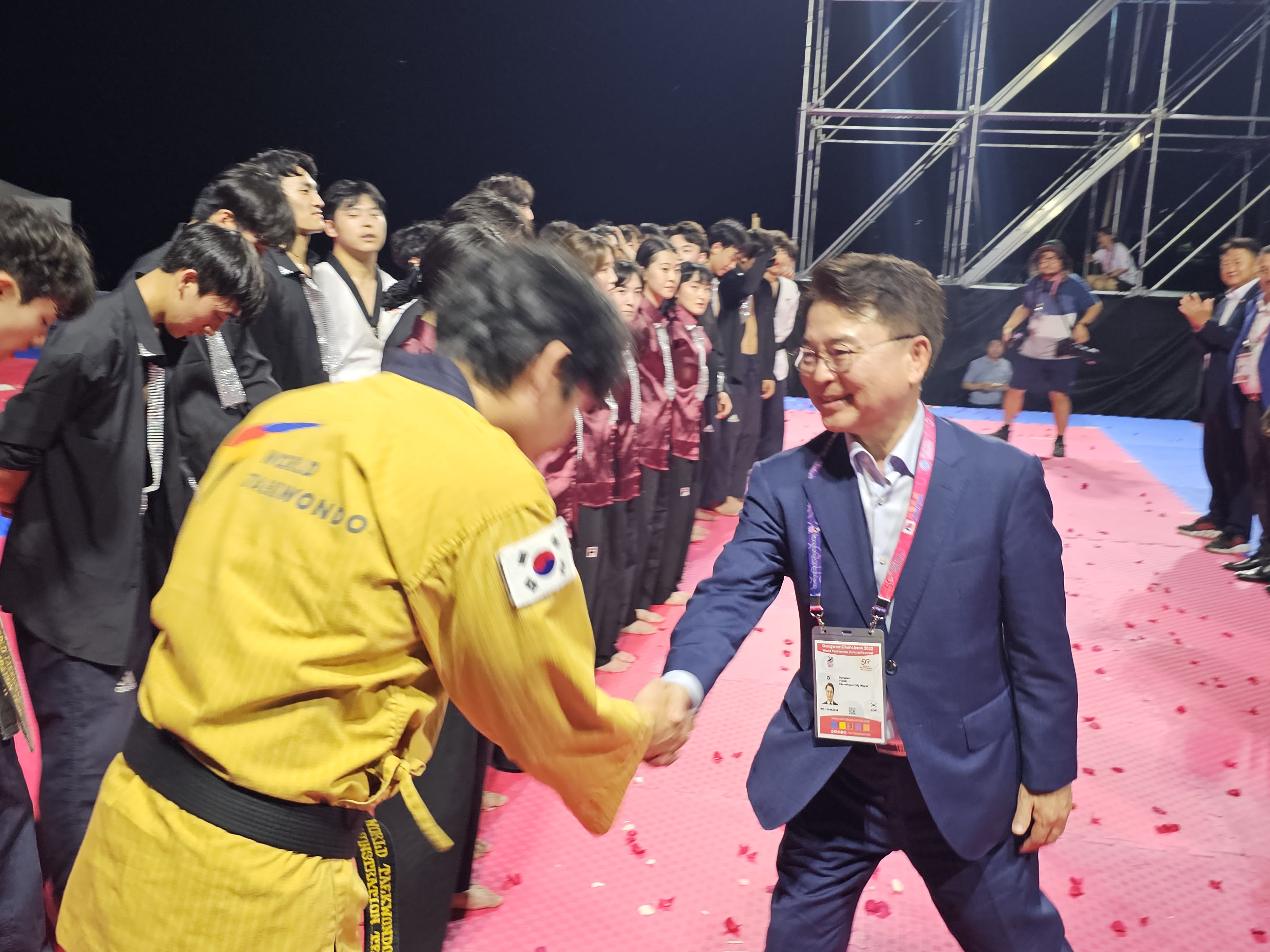 20230821 WT시범단 격려