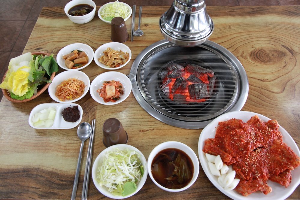 금병산 숯불철판닭갈비