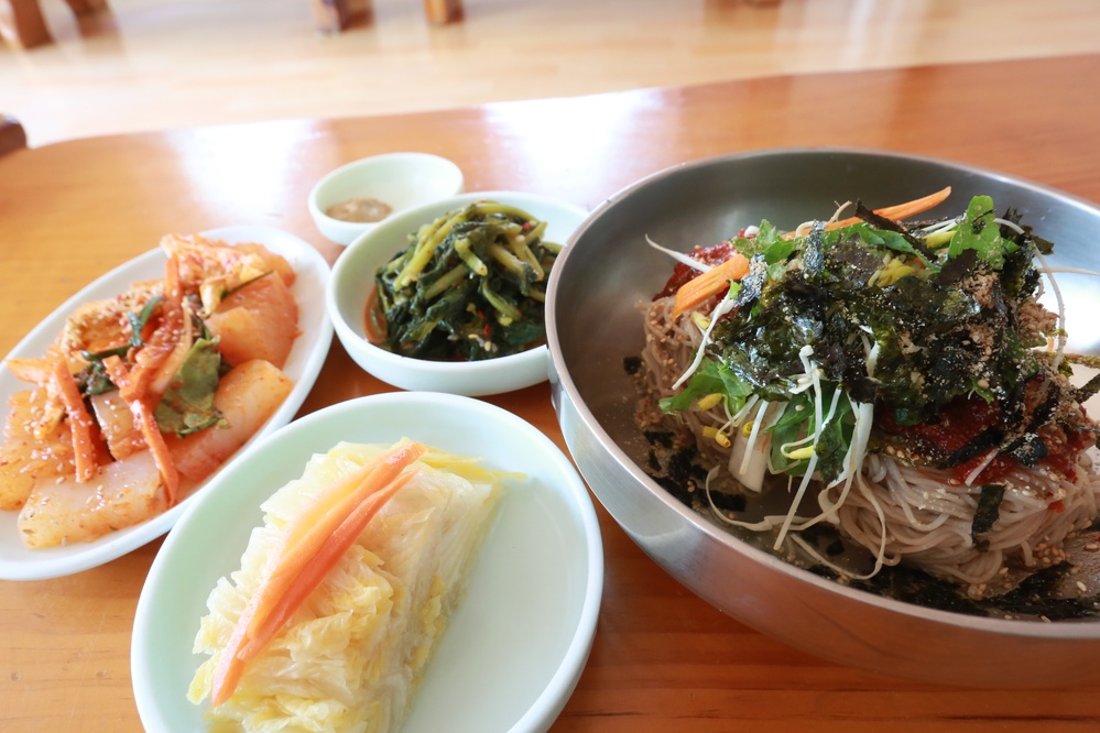 오수물막국수