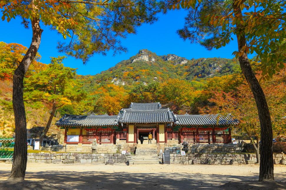 청평사 입구 전경