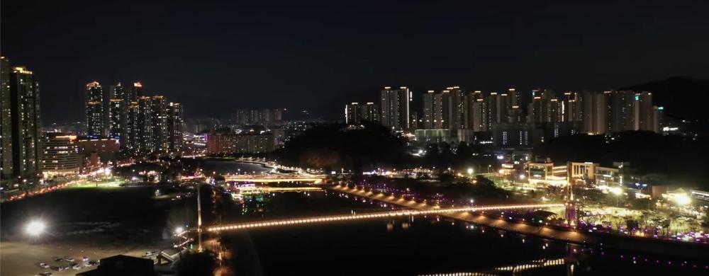 출렁다리 야경