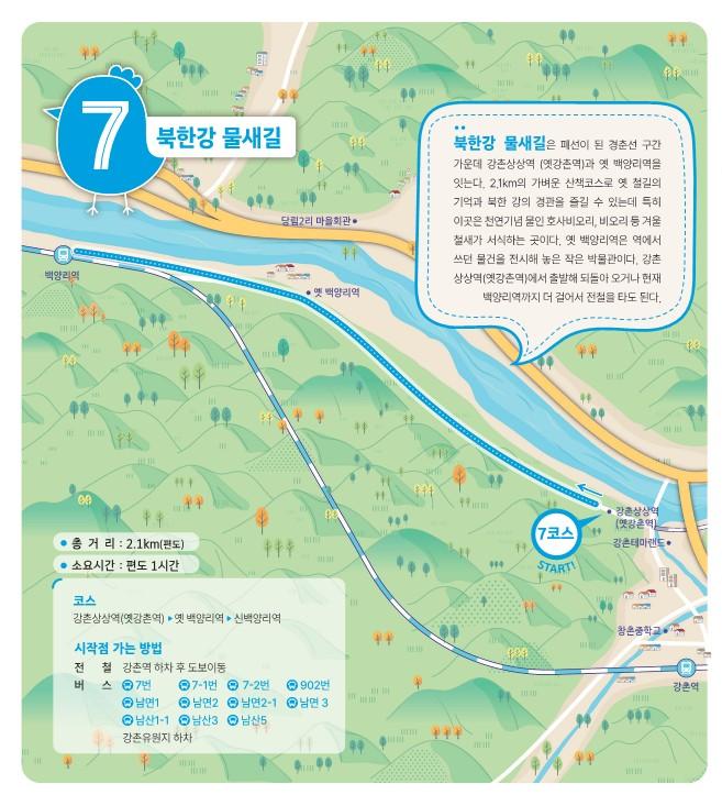 봄내길 7코스 지도