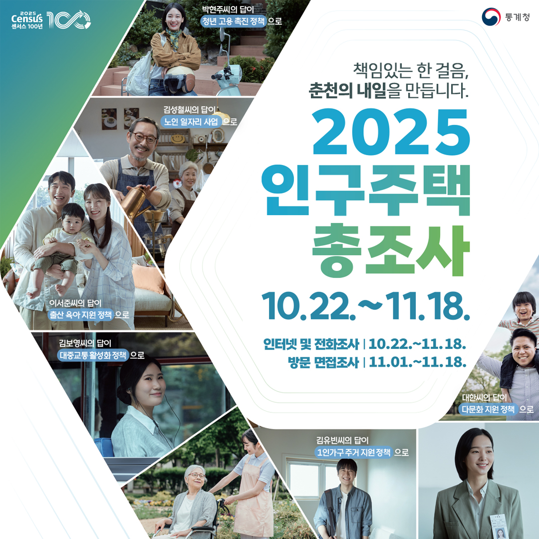 2025년 인구주택총조사 실시