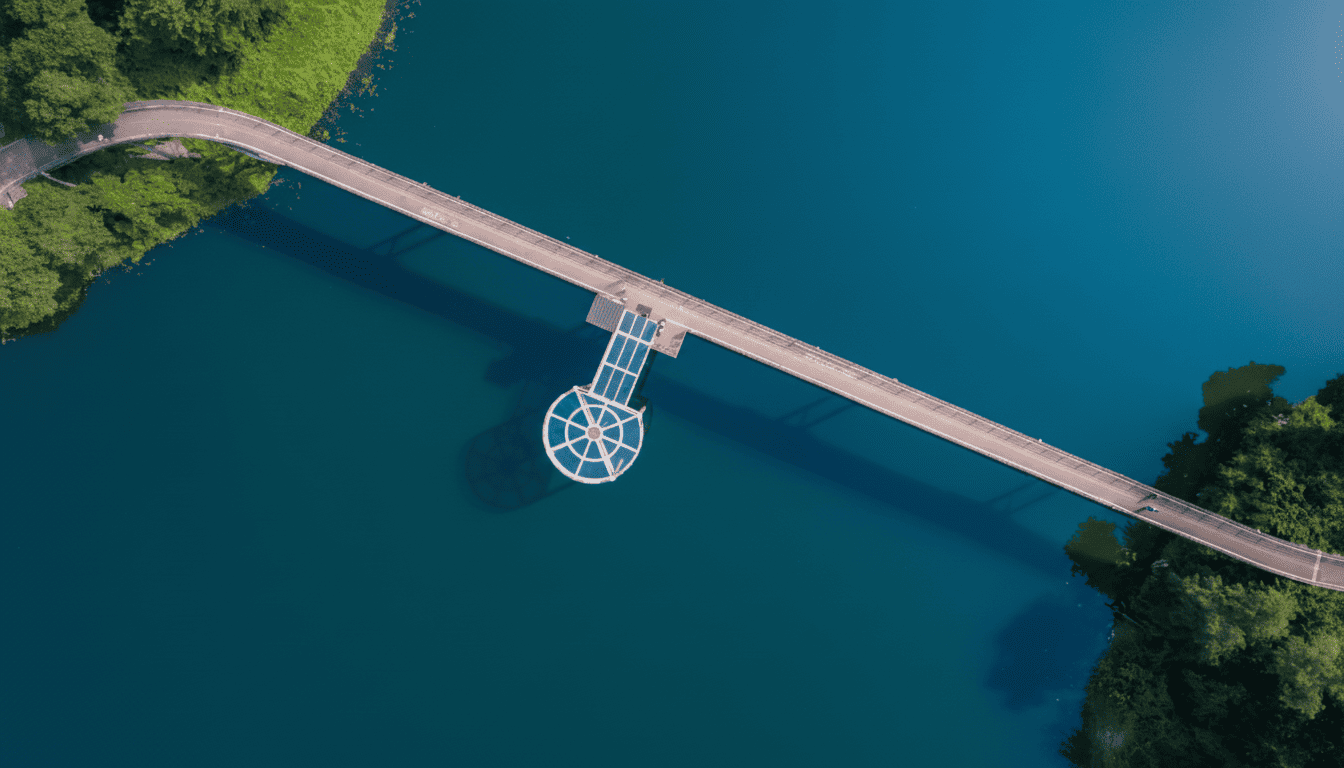 의암호 스카이워크 항공사진