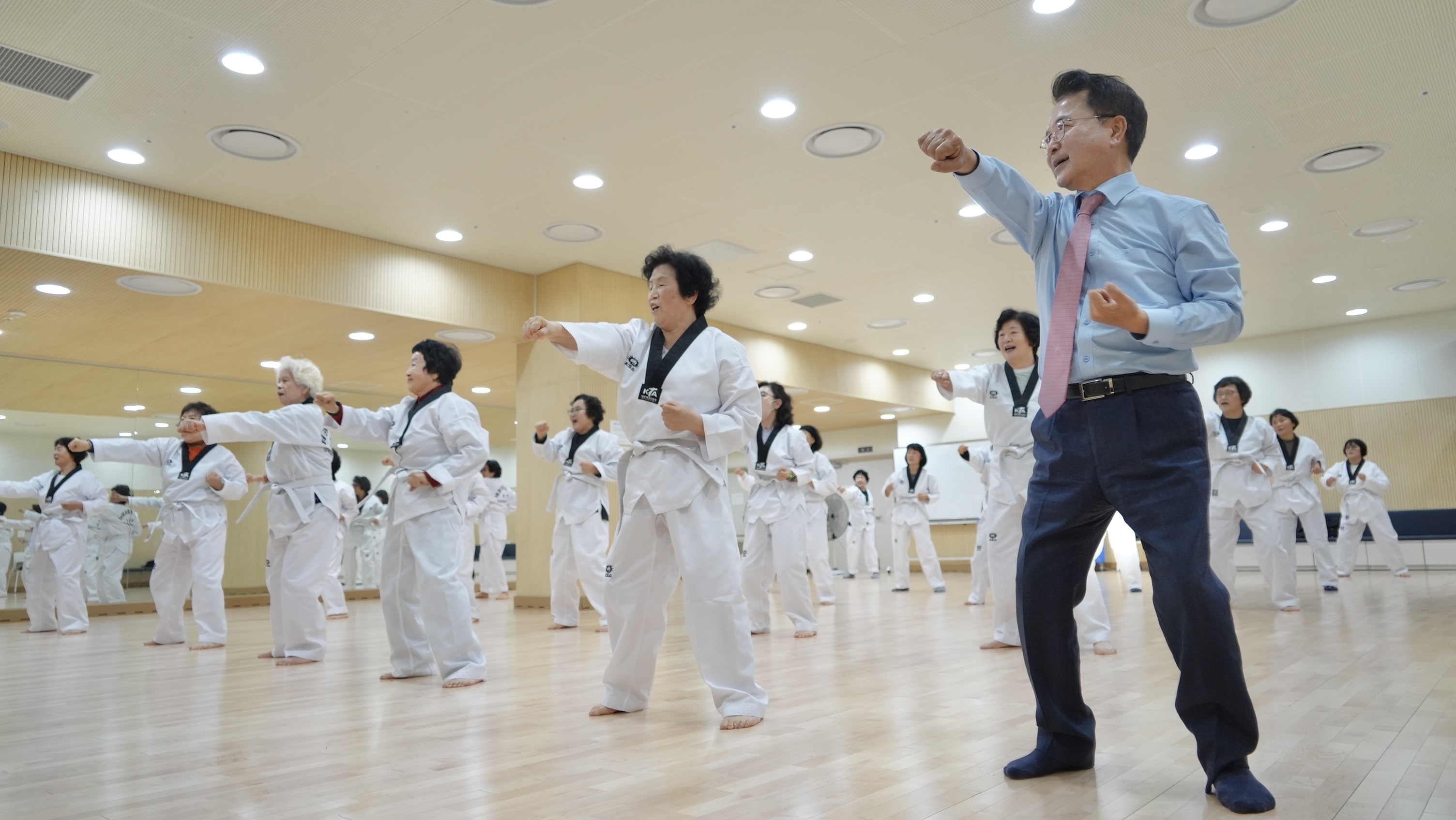 태권교실 프로그램 격려방문