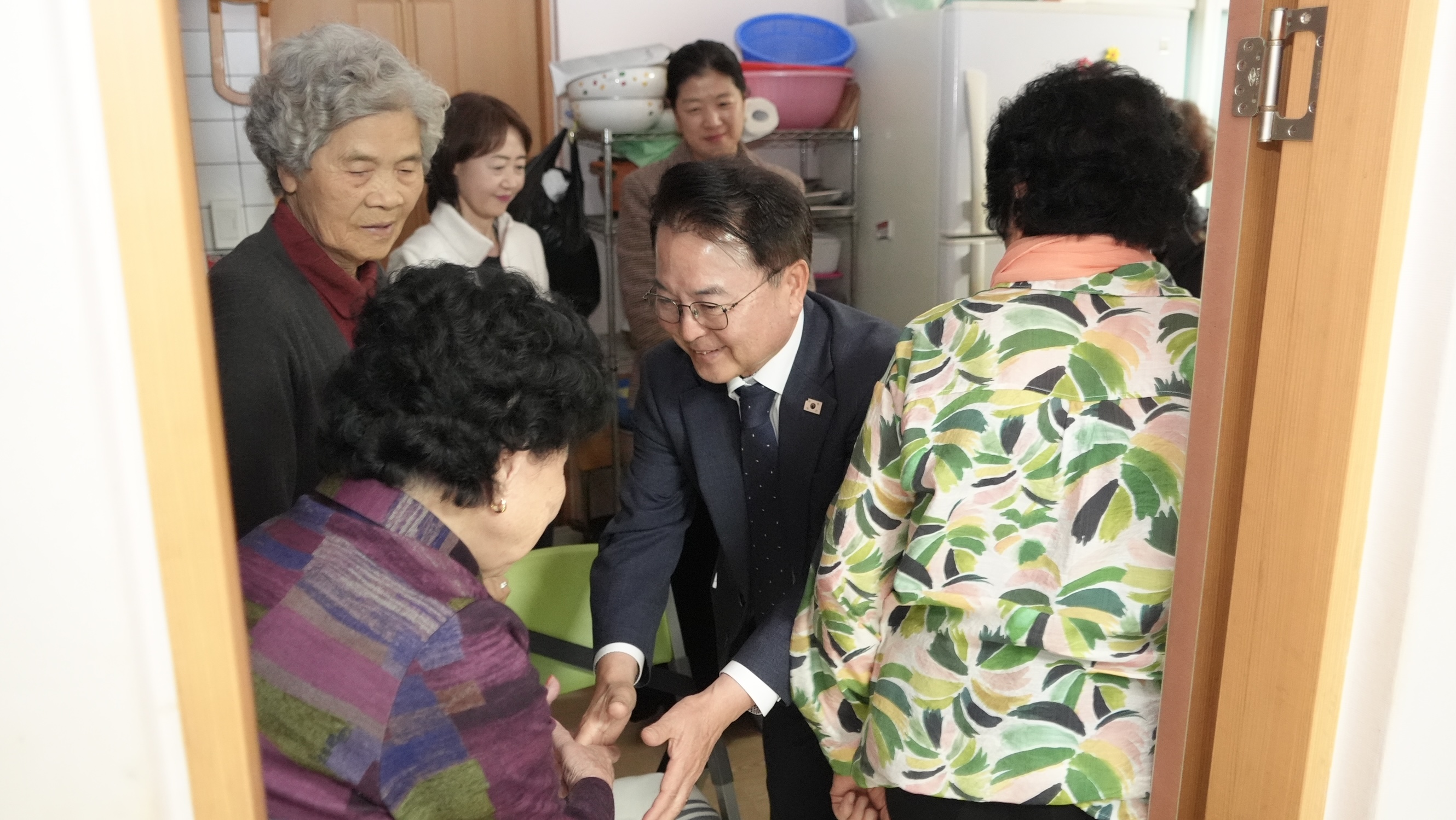 화평경로당 방문